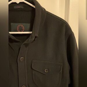 Dark Navy Wool Shirt jacket